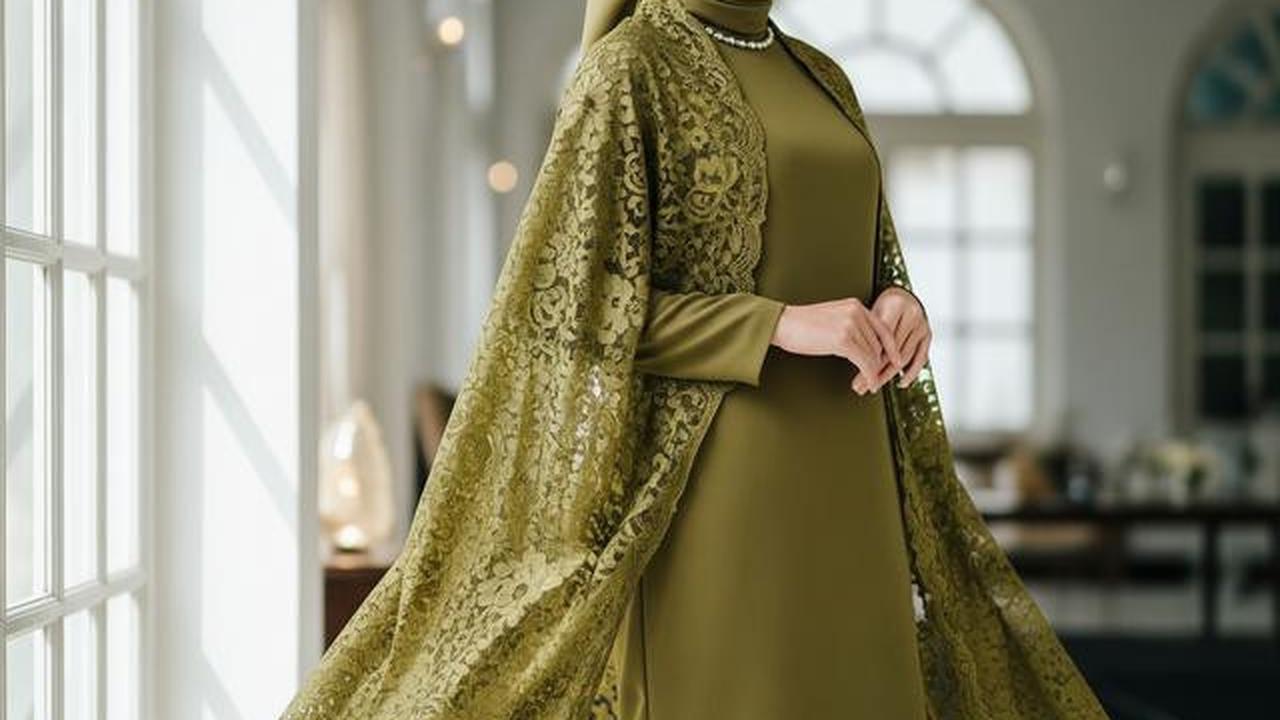 7 Warna Gamis Batik Brokat yang Diprediksi Hits untuk Ramadan 2026: Dusty Lilac hingga Sage