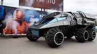 Nasa mengungkapkan Mars Rover Concept didesain sebagai kendaraan dua fungsi, untuk eksplorasi atau sebagai laboratorium bergerak.(foto:autoevolution)