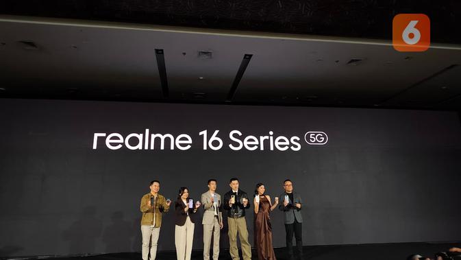 Peluncuran Realme 16 Pro 5G dan Pro+ 5G. Liputan6.com/Fathia Kapparini