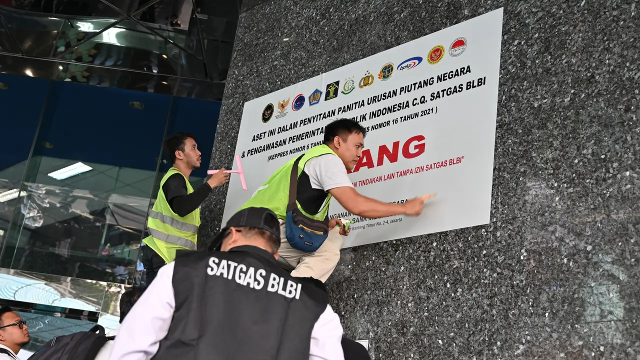 Satgas BLBI menyita Barang Jaminan dan atau Harta Kekayaan Lainnya Obligor Bank Indonesia Raya (BIRA) Atang Latief dan Obligor Bank Tamara Lidia Muchtar. (Dok Satgas BLBI)