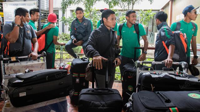Sukacita Timnas Indonesia Kembali ke Tanah Air