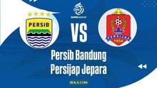 Persib Bandung vs Persijap Jepara di BRI Super League. (Bola.com/Benediktus Gerendo Pradigdo)