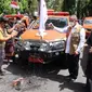 Gerakan mobil masker yang dimotori Badan Nasional Penanggulangan Bencana (BNPB) beroperasi di Pulau Bali. (BNPB)