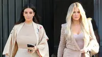 Ingin memiliki payudara seperti Kim Kardashian membuat Khloe Kardashian berencana untuk operasi payudara. (Foto: perezhilton.com)