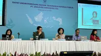 Rapat Umum Pemegang Saham Tahunan (RUPST) dan Paparan Publik PT Unilever Indonesia Tbk (UNVR), Kamis (22/6/2023). (Foto: Liputan6.com/Elga N)