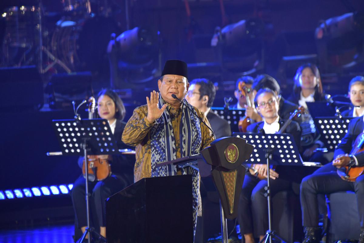 Prabowo di Perayaan Natal Nasional 2024