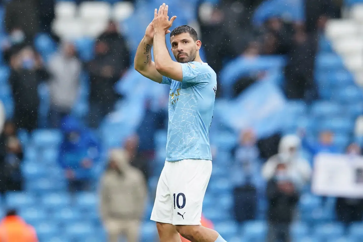 FOTO: Perpisahan Manis Sergio Aguero di Manchester City, Cetak Gol dan Juara Liga Inggris