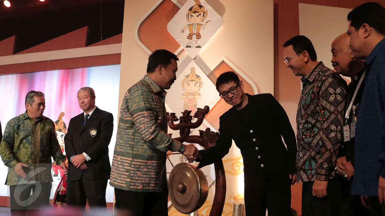20151113-Jet Li Beserta Mempora Buka Kejuaraan Dunia Wushu ke-13 di Jakarta