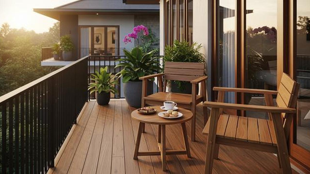 8 Model Balkon Rumah ala Kafe, Nyaman dan Estetik untuk Santai Sore