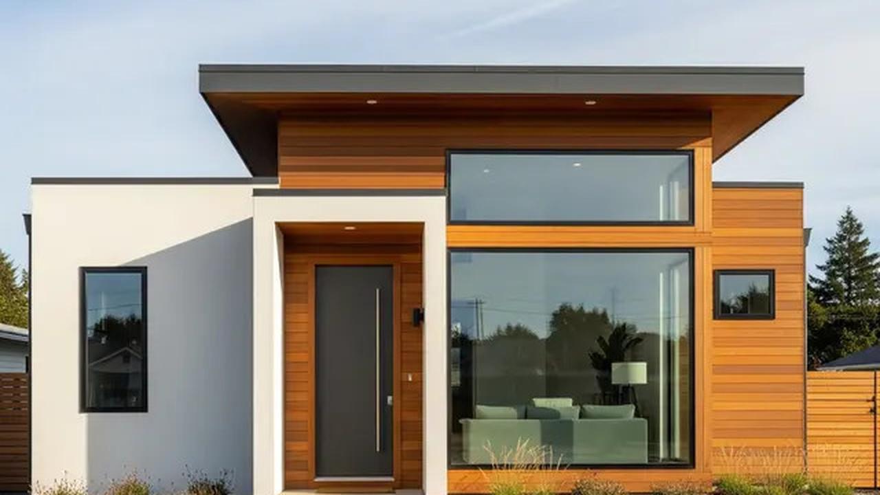8 Inspirasi Rumah Kecil Bergaya Modern dengan Atap Datar dan Fasad Simpel Kekinian