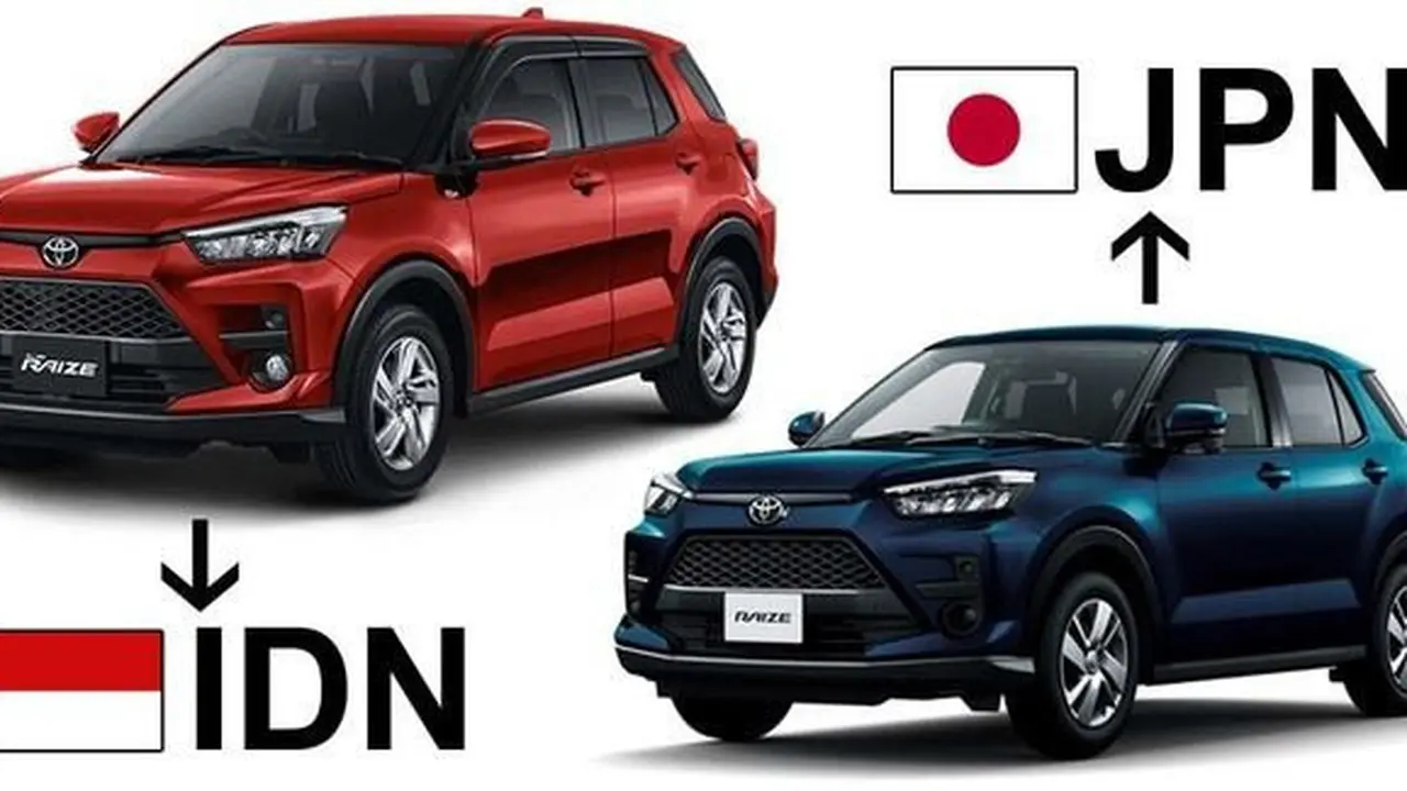 Toyota Raize tipe termurah dari Indonesia dan Jepang