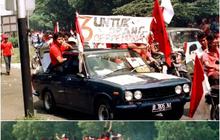 FOTO: Potret Nostalgia Saat Warga Jakarta Kampanye Partai Politik Tahun 1987