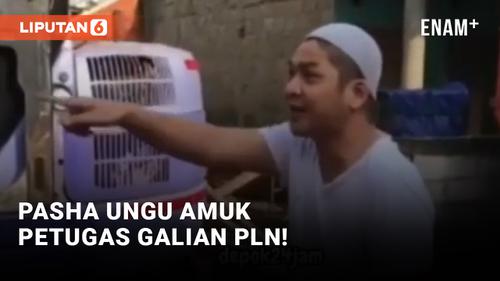 VIDEO: Viral! Pasha Ungu Ngamuk Jalan Berlumpur Akibat Galian PLN