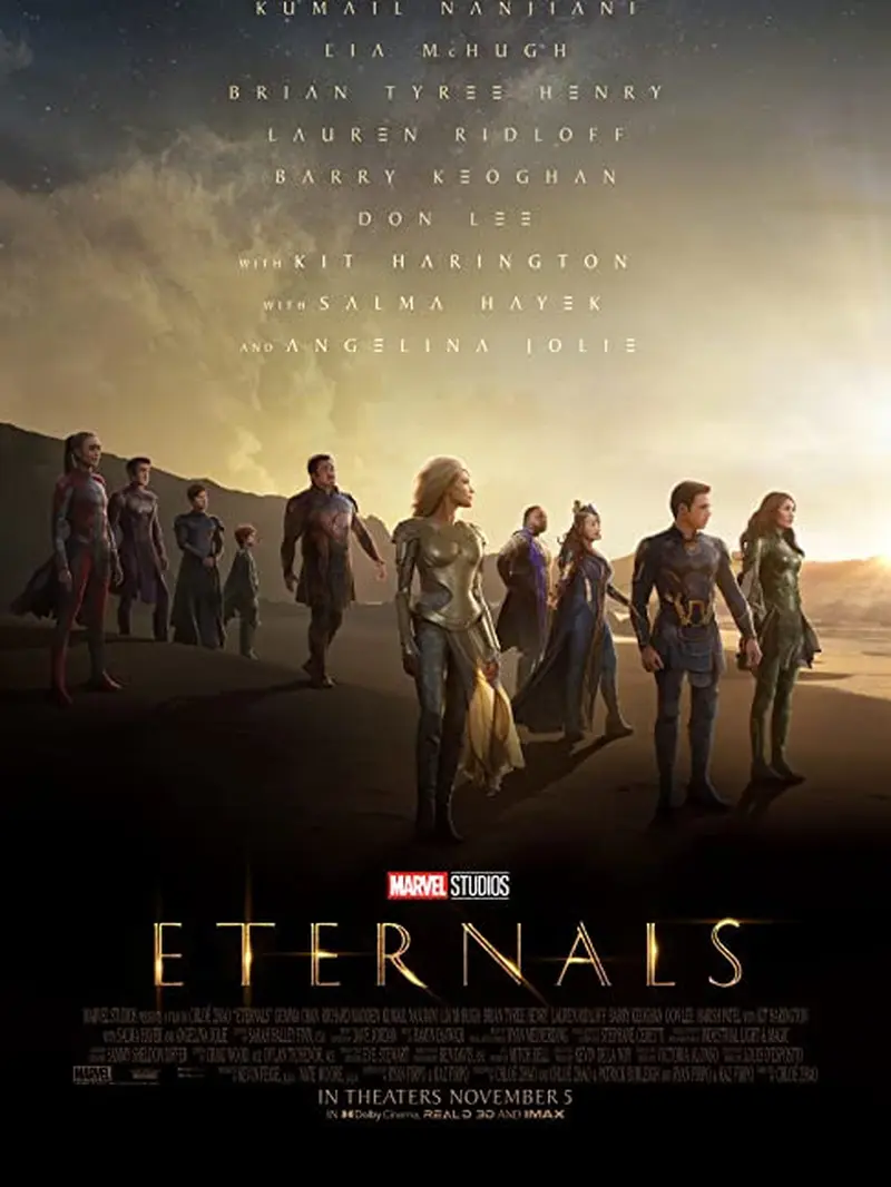 Poster film Eternals. (Foto: Dok. Marvel Studios)