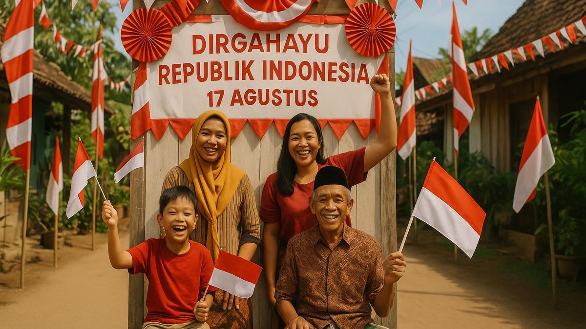 10 Desain Photo Booth 17 Agustus yang Cocok untuk Merayakan Hari Kemerdekaan di Kampung