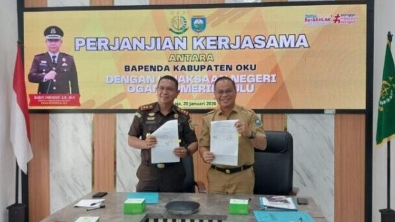 Bapenda OKU Gandeng Kejaksaan, Optimalisasi Penyerapan PAD OKU Berlanjut di 2026