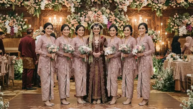 Warna Bridesmaid Dusty Pink