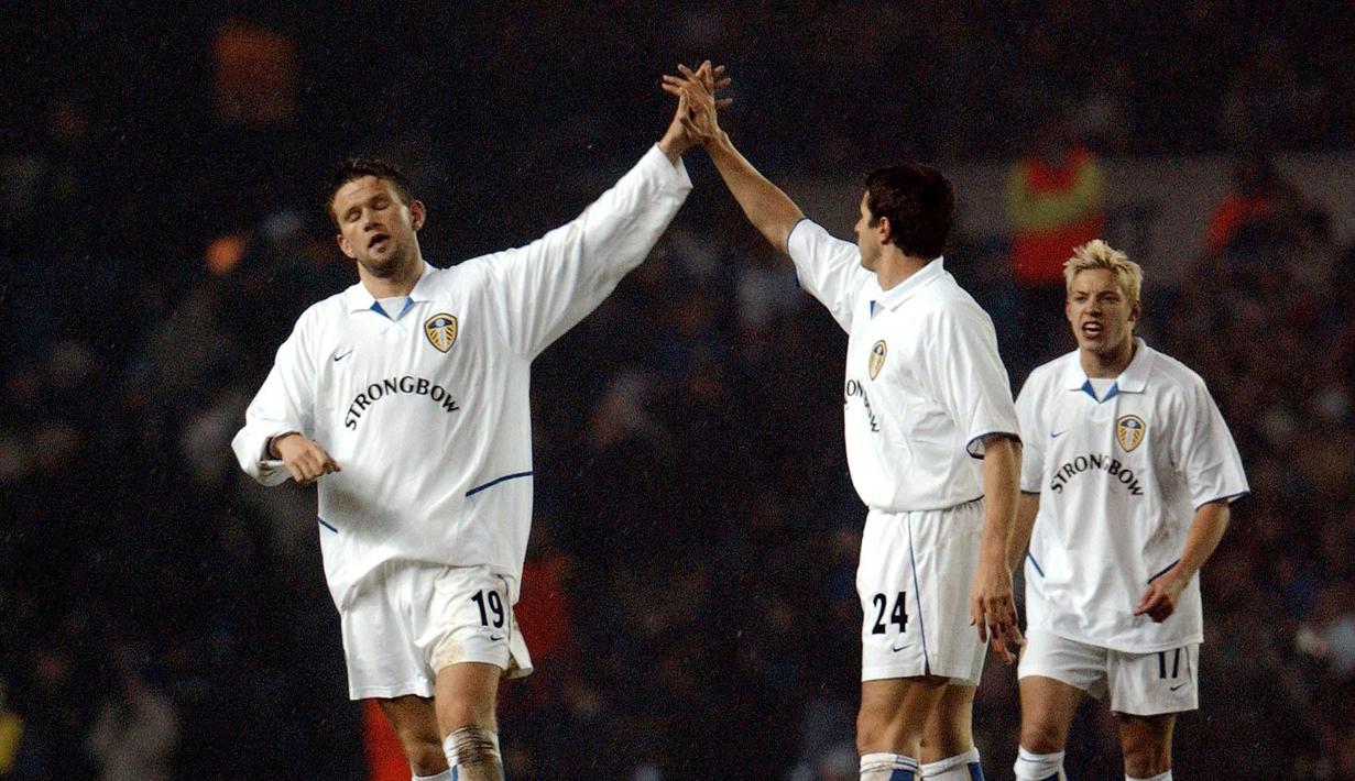 Pemain bintang pada saat itu macam Rio Ferdinand harus meninggalkan tim tersebut. Kini Leeds berada di papan atas Championship dan memiliki peluang untuk tampil di Premier League musim depan. (AFP/Paul Barker)