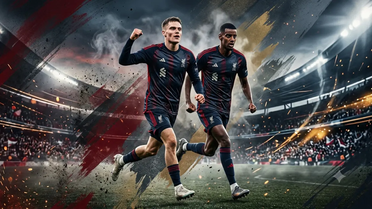 Ilustrasi Florian Wirtz dan Alexander Isak