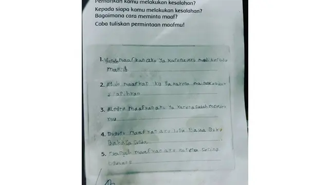6 Jawaban Siswa saat Mengerjakan Tugas Bahasa Indonesia Ini Kocak