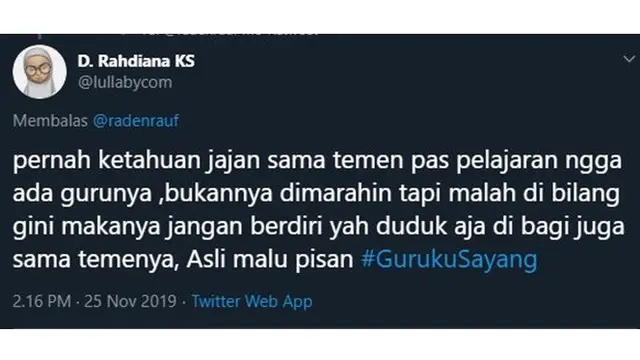 6 Curhatan 'Guruku Sayang' ala Netizen Ini Bikin Nostalgia