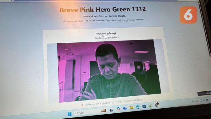 <p>Tren Brave Pink Hero Green Viral di Medsos, Begini Cara Ganti Foto Profil Kamu. (Liputan6.com/ Yuslianson)</p>