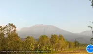 Gunung Raung dari pantauan CCTV Pos Pengamatan Gunung Api Raung di Songgon Banyuwangi (Istimewa)
