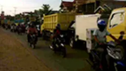 Antrean BBM di Jambi
