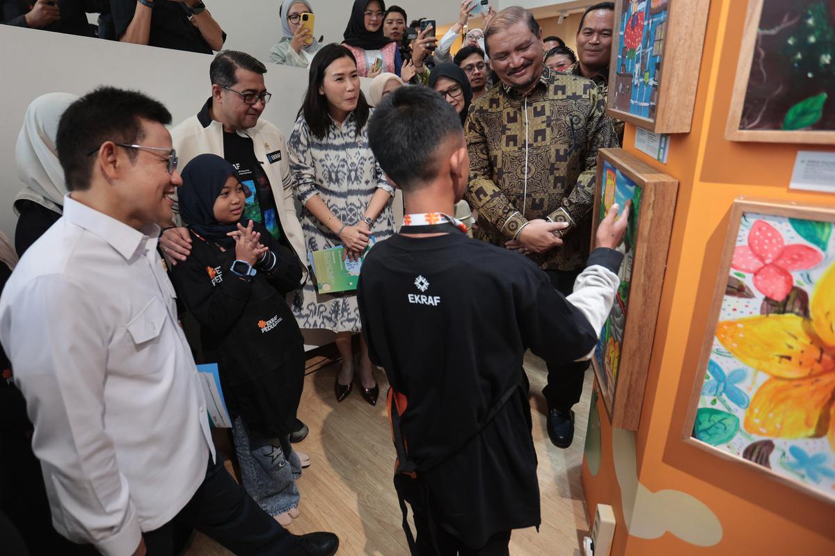 Lukisan Anak Korban Bencana Tersaji dalam Pameran Bukit Mimpi
