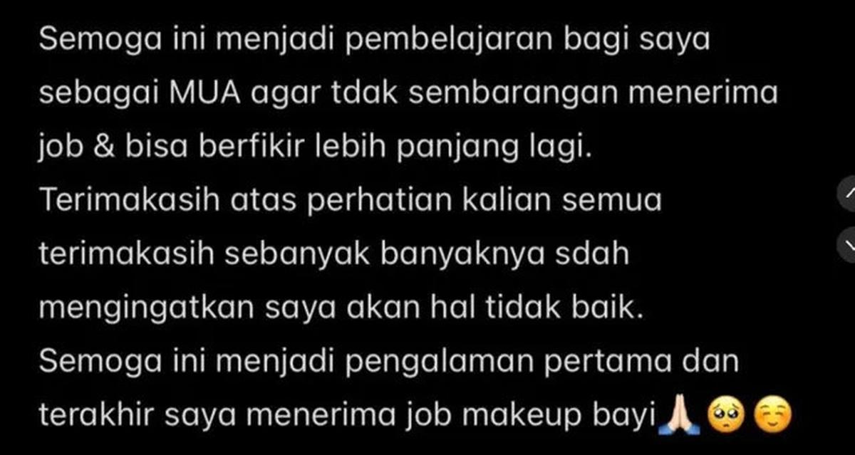 Viral Bayi Dirias Seperti Orang Dewasa, Makeup Artist Ungkap Alasannya dan Minta Maaf