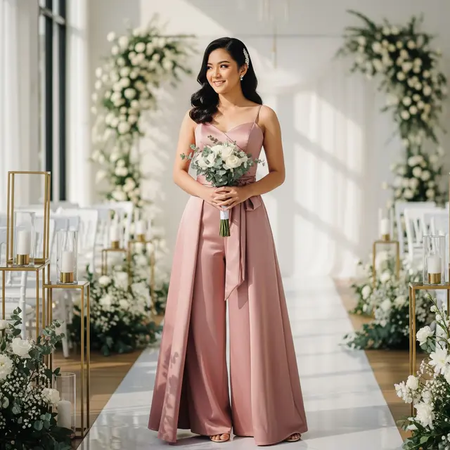 Baju Bridesmaid Celana Panjang (Gemini AI)