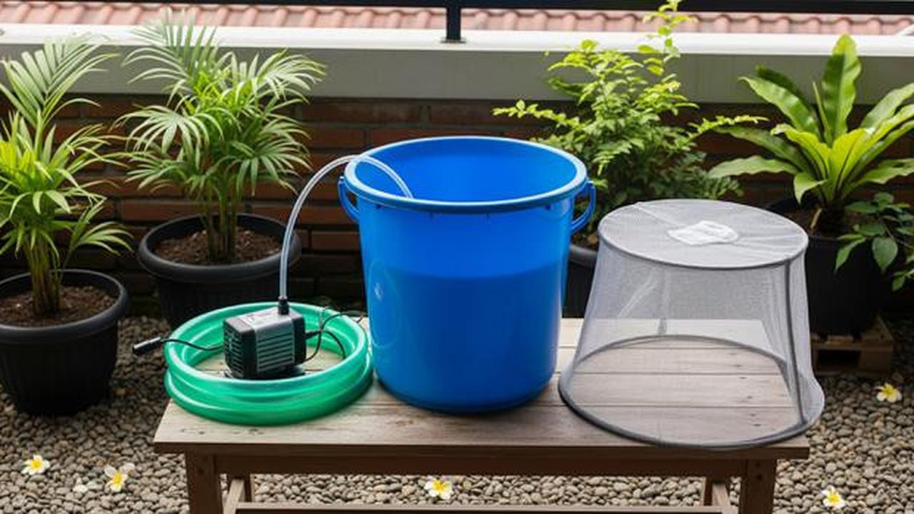 7 Cara Mudah Bikin Aquaponik di Rumah Pakai Ember untuk Pemula