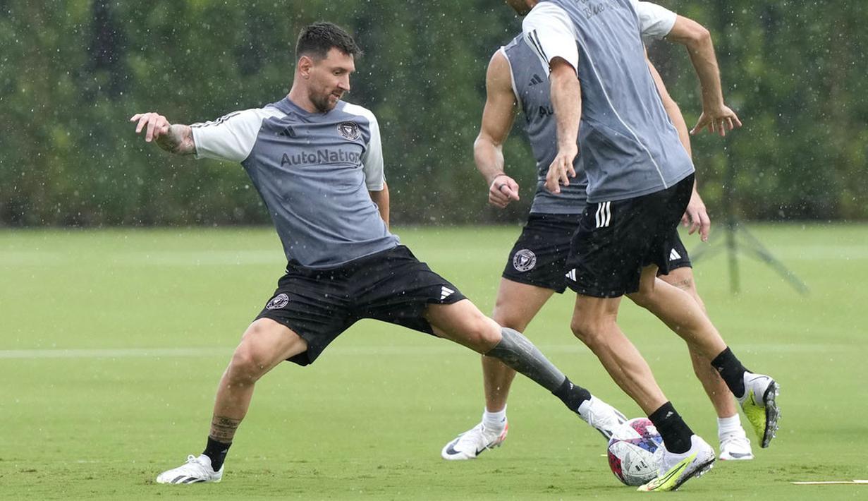 Pertandingan melawan Cruz Azul akan menjadi debut bagi Lionel Messi bersama The Herons. (AP Photo/Lynne Sladky)
