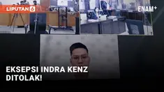 Selebritas Indra Kenz hadir secara online dalam pembacaan tanggapan jaksa penuntut umum atas eksepsi yang diajukan kuasa hukumnya. Eksepsi terdakwa Indra Kenz ditolak jaksa penuntut umum karena dakwaan dinilai sudah memenuhi syarat.