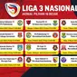 Jadwal & Link Live Streaming Liga 3 Nasional Babak 16 Besar di Vidio