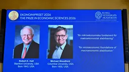 Mengenal Robert E. Hall dan Michael Woodford, Peraih Nobel Ekonomi 2026