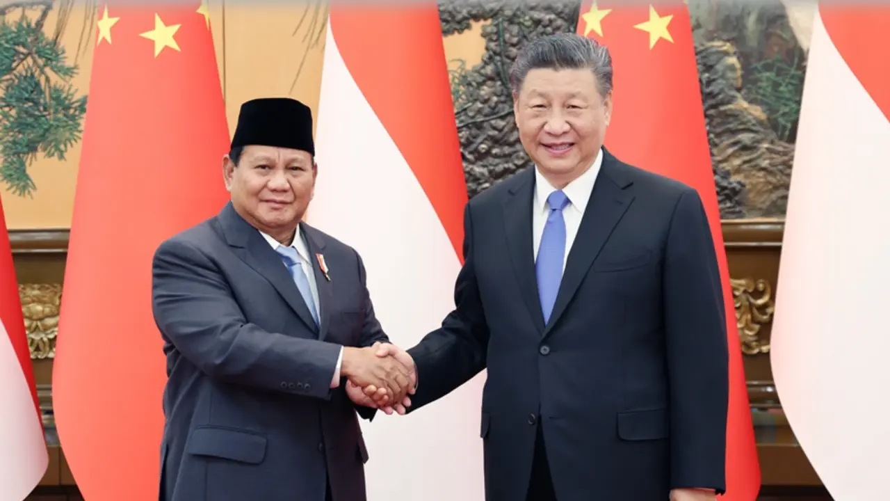 Prabowo Subianto dan Xi Jinping