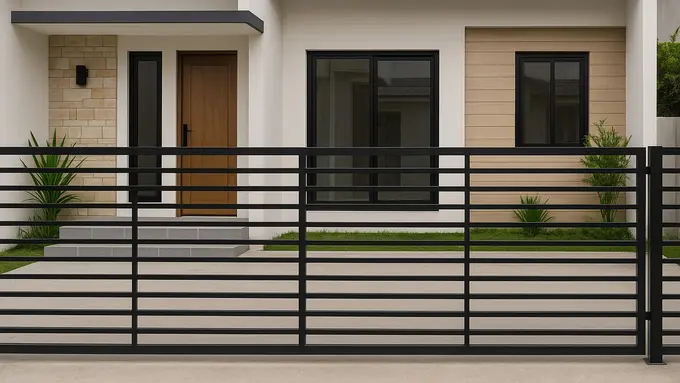 Model Pagar Besi Hollow Galvanis yang Tren di 2025/ Ilustrasi oleh AI