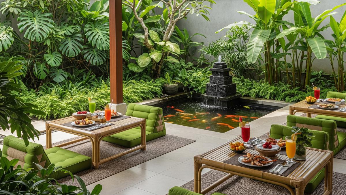 7 Desain Teras Rumah Luas Cocok untuk Warung Lesehan, Inspirasi untuk Usaha Rumahan