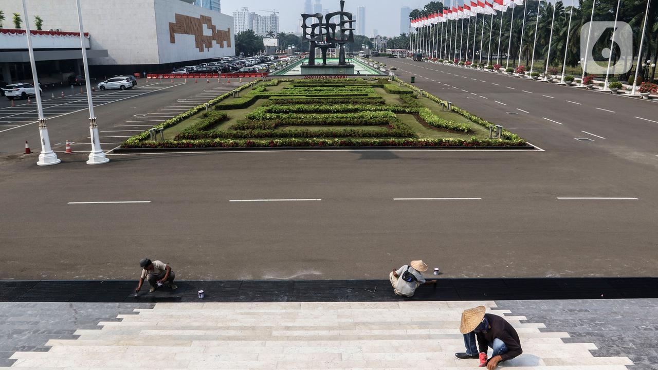 DPR Bersolek Jelang Sidang Tahunan dan Perayaan Kemerdekaan