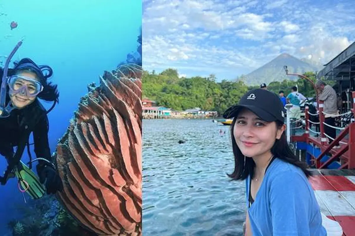 7 Potret Seru Liburan Prilly Latuconsina ke Ternate, Seru Nyamar Jadi Ikan