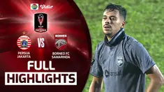 Berita video highlights laga Grup B Piala Presiden 2022 antara Persija Jakarta melawan Borneo FC yang berakhir dengan skor 1-2, Sabtu (25/6/2022) malam hari WIB.