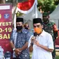 Ketua PCNU Kota Surabaya KH Muhibbin Zuhri menyambut baik gelaran rapid test masal Covid-19 di Surabaya yang diprakarsai oleh BIN. (Istimewa)