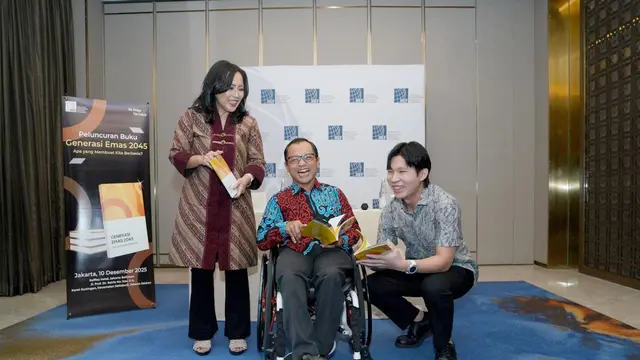 Buku 'Generasi Emas 2045' mengajak publik melihat arah baru pembangunan manusia Indonesia lewat dialog lintas generasi.