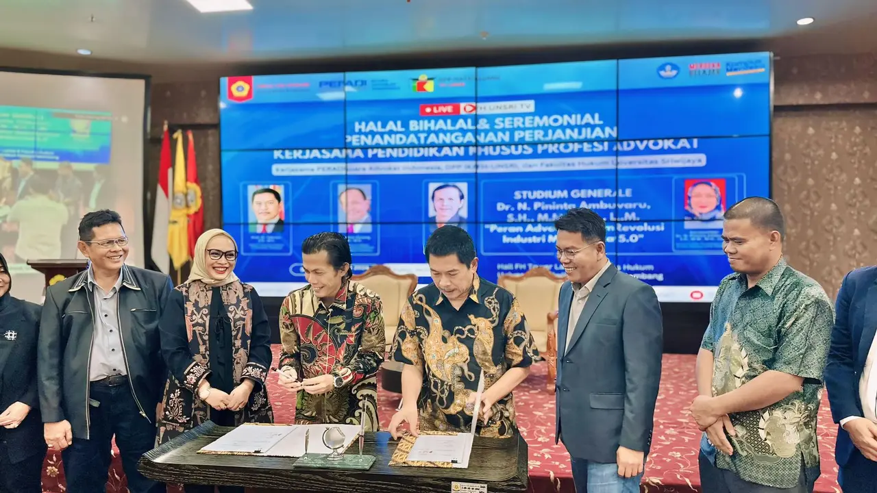 FH Unsri menggandeng Peradi untuk penyelenggaraan Pendidikan Khusus Profesi Advokat (PKPA). (Istimewa)