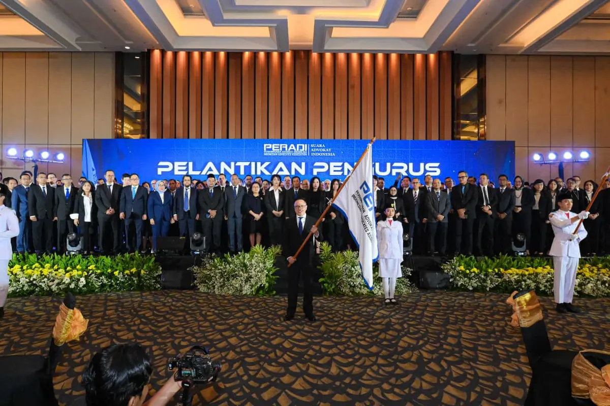 Pelantikan Dewan Pimpinan Nasional (DPN) Peradi SAI masa bakti 2025-2030 di Jakarta (Istimewa)