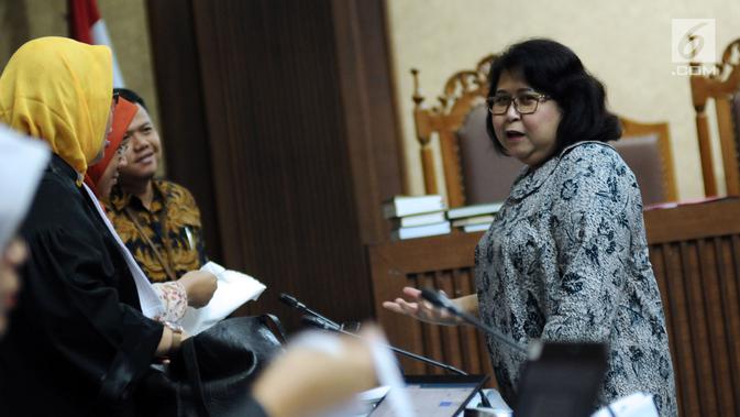 Mantan Dirut PNRI dan Advokat Elza Syarief Bersaksi di Sidang Setya Novanto TEBE 5