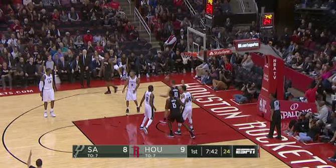 VIDEO : GAME RECAP NBA 2017-2018, Rockets 124 vs Spurs 109