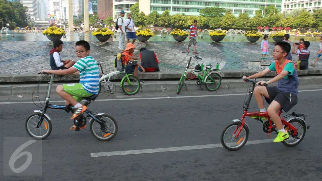 Penampakan  Car Free Day Pertama di Bulan Ramadan