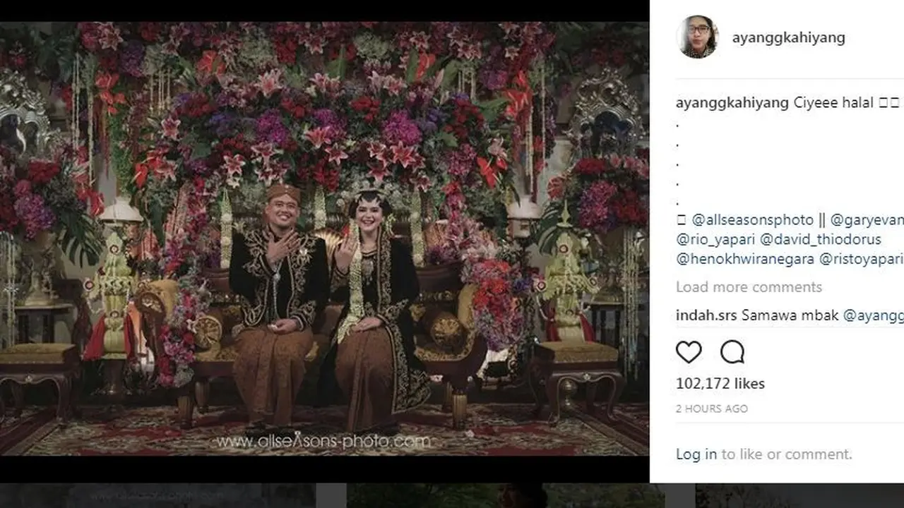 Kahiyang Ayu dan Bobby Nasution.